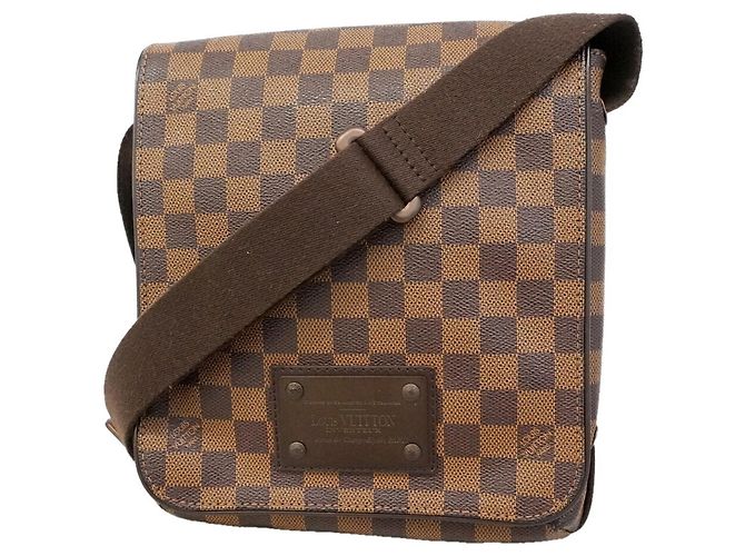 Borsa a tracolla Louis Vuitton Damier Brooklyn PM