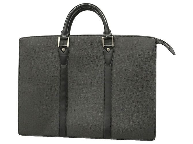Porte-documents Louis Vuitton Taiga en Ardoise