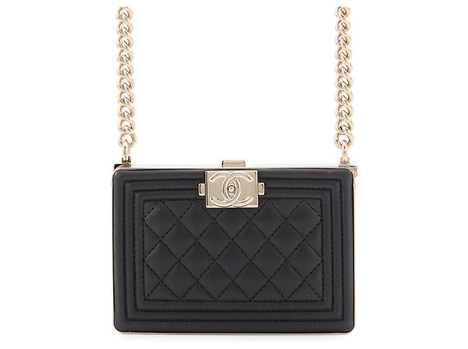 Borsa a tracolla Chanel Boy in pelle di agnello