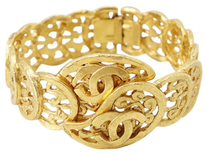 Bracciale con ciondoli Chanel Gold
