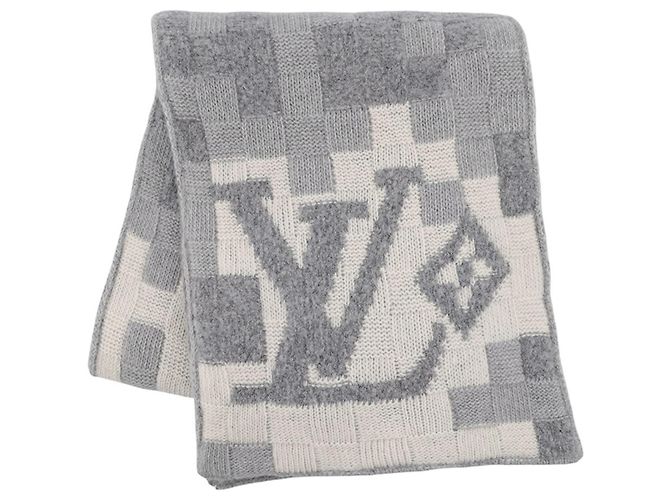 Cachecol Reversível em Lã e Nylon Damouflage Louis Vuitton