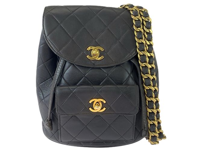 Chanel Matelassé Turnlock Coco Mark Rucksack