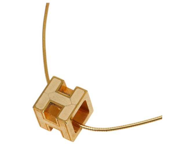 Hermès Colgante para Collar Hermes Cage d'H H-Cube