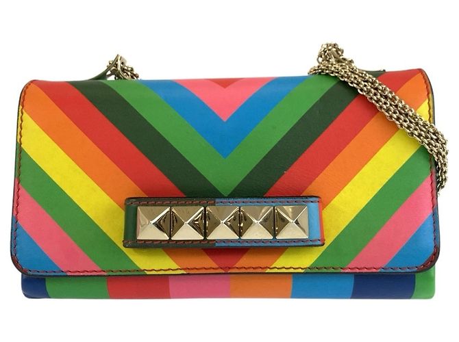 Bolsa de Ombro Valentino Rockstud com Corrente