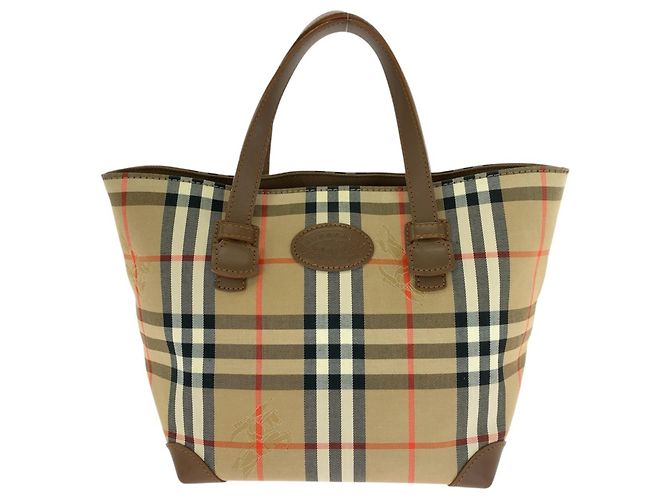 Sac à main cabas Burberry motif Check