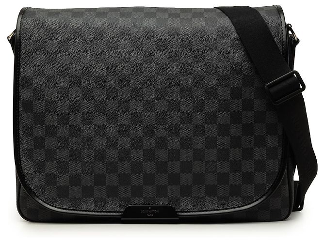 Louis Vuitton Black Damier Graphite Daniel GM