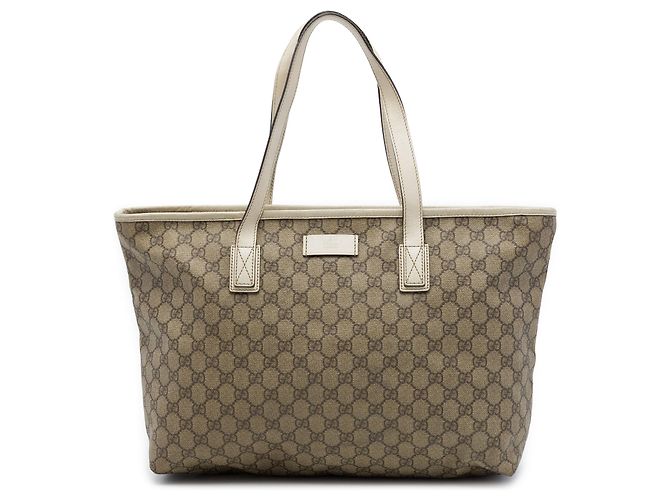Borsa Tote Gucci Beige Medium GG Supreme