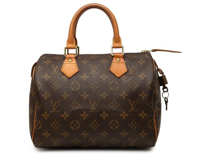 Louis Vuitton Brown Monogram Speedy 25