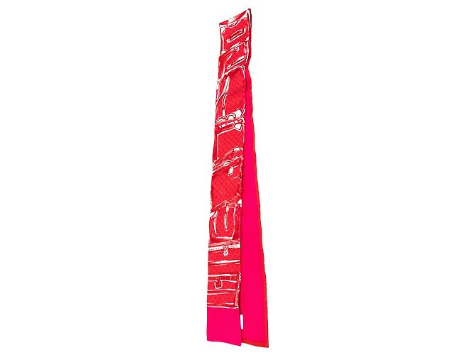 Louis Vuitton Foulard di seta Bandeau per bauli e borse Monogram Rosa