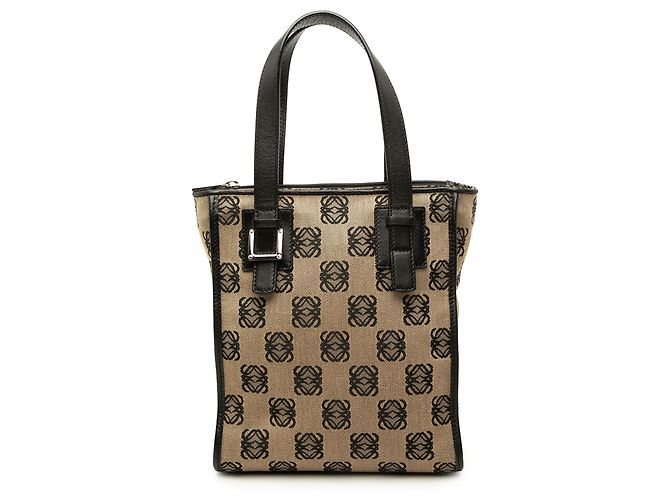 LOEWE Anagram Canvas Handtasche beige