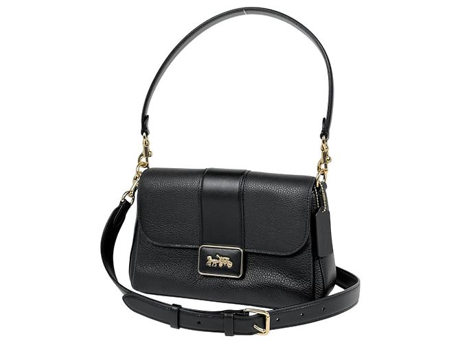 Borsa a tracolla Coach Grace in pelle nera