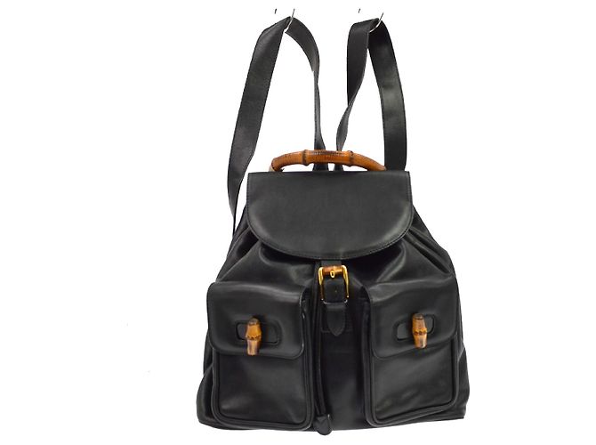 Gucci Vintage Bamboo Leather Medium