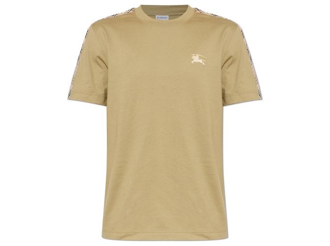 Camiseta Seth de algodón Burberry beige