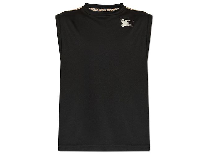 Burberry Arlo Tanktop Schwarz aus Polyester