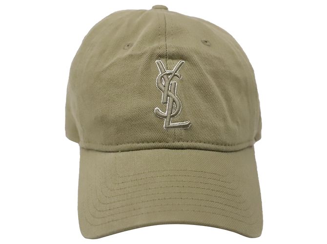 Autre Marque Boné Cassandre Saint Laurent x New Era em algodão cáqui