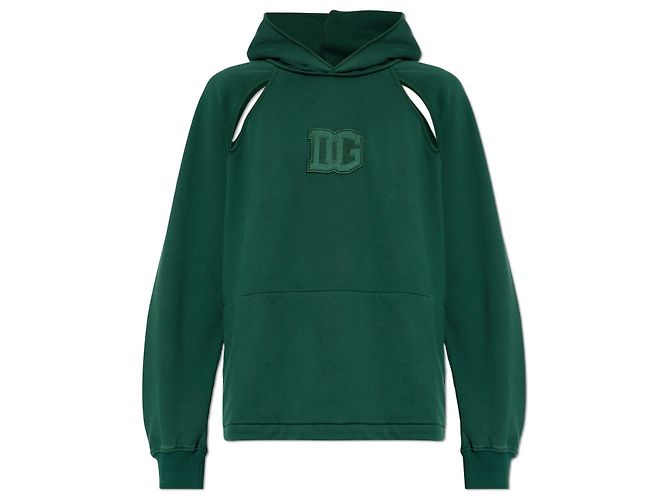 Dolce & Gabbana Sweatshirt mit dekorativen Schlitzen