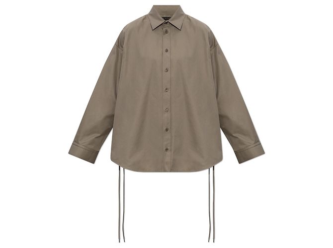 Camisa Balenciaga Oversized de Algodão Verde