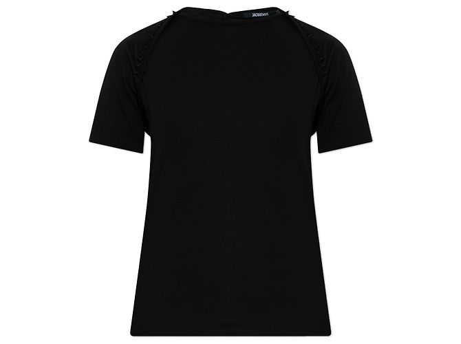 Camiseta Clavea Jacquemus negra de algodón