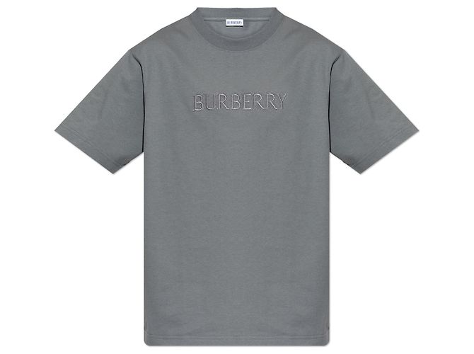 Camiseta Ryan Burberry de algodón gris