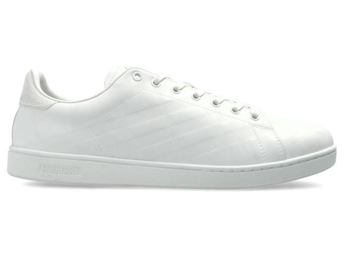 Baskets Burberry en cuir blanc