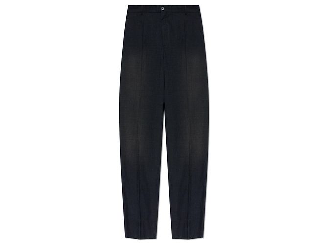 Balenciaga Wollhose mit Bügelfalte