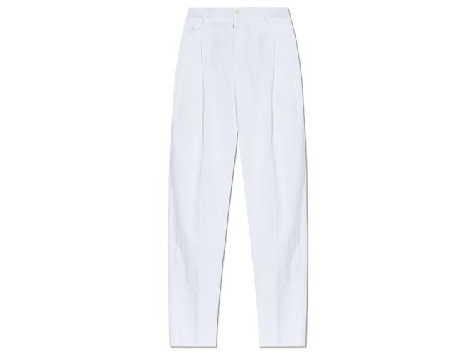 Dolce & Gabbana Plissierte Baumwollhose
