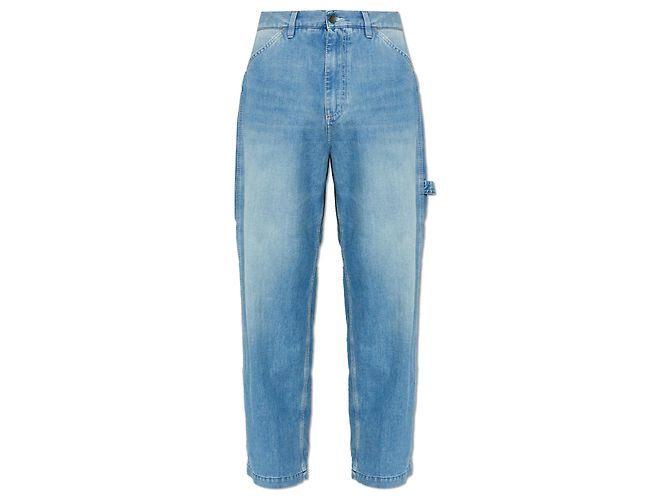 Dolce & Gabbana Over Jeans Blau Baumwolle