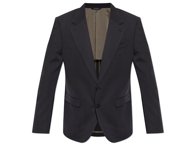 Dolce & Gabbana black wool double-breasted blazer