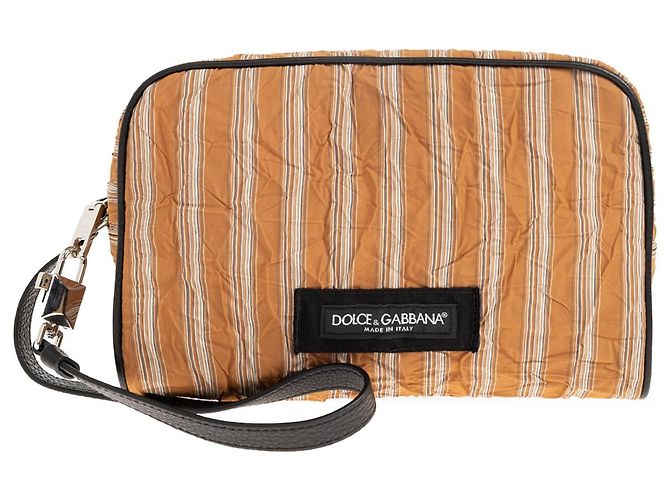 Dolce & Gabbana Logo Bag en coton orange