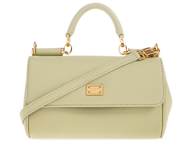 Dolce & Gabbana Sac à main My Sicily en cuir vert