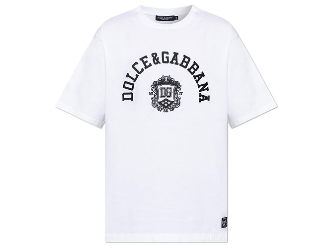 Dolce & Gabbana T-Shirt mit besticktem Logo