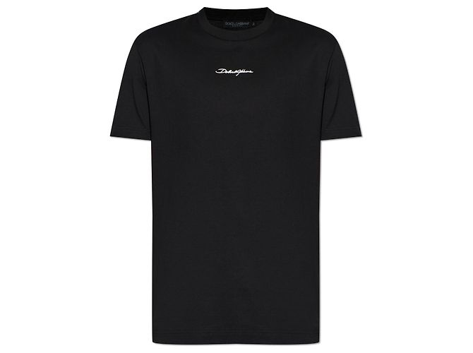 Dolce & Gabbana T-Shirt mit besticktem Logo