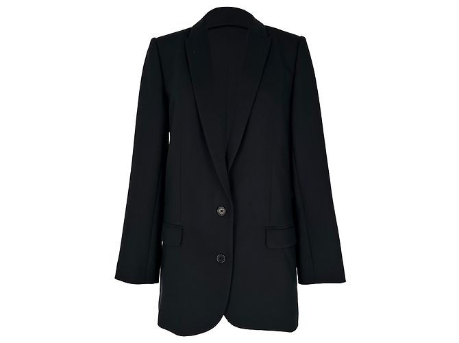 Zadig & Voltaire Single-breasted Blazer in Black Acetate