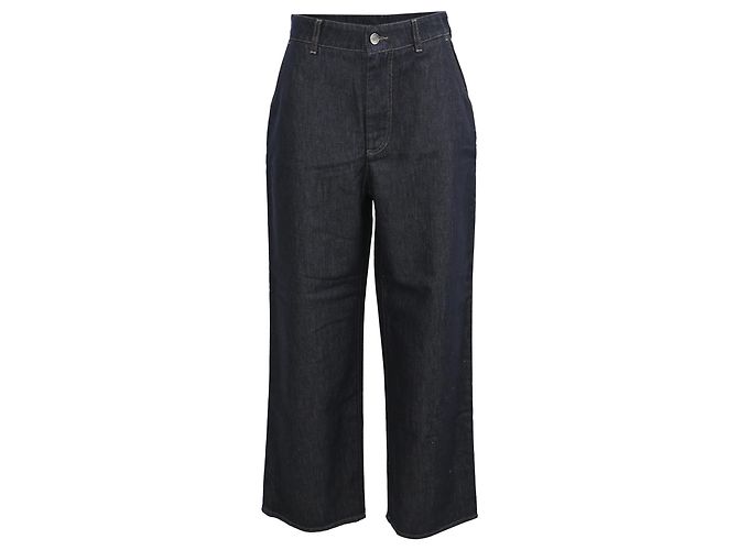 Jeans de perna reta Dolce & Gabbana em algodão azul escuro