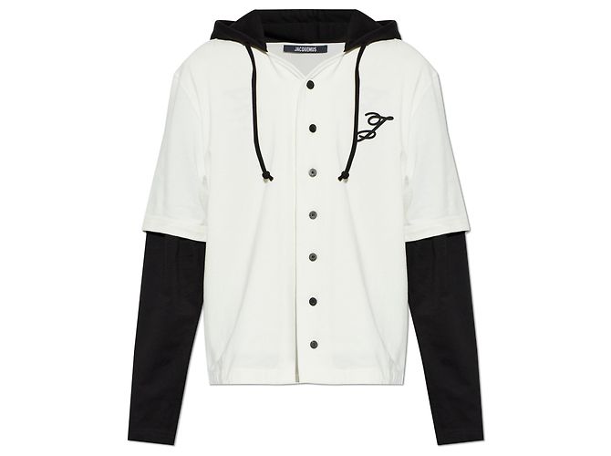 Jacquemus Letro Sweatshirt Weiß Baumwolle