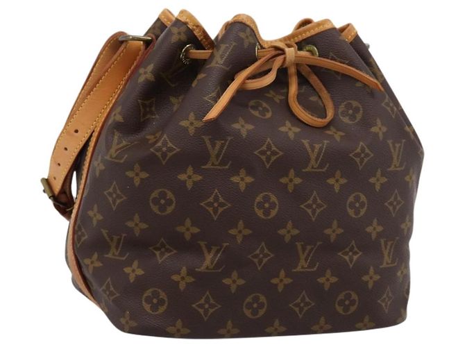 LOUIS VUITTON Monogram Petit Noe Shoulder Bag M42226 LV