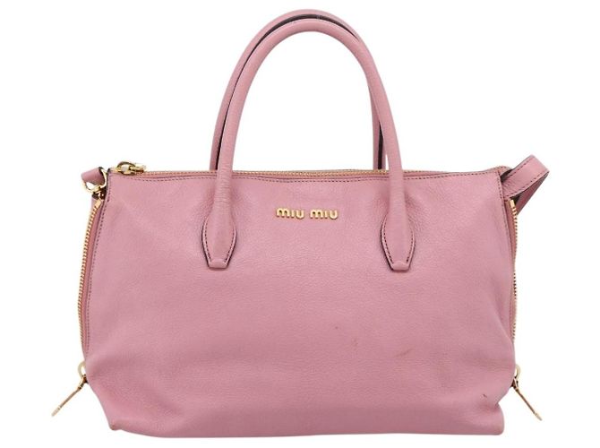 Miu Miu Beau Top Handle Leather Medium
