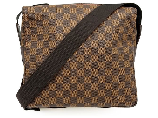 Borsa a tracolla Louis Vuitton da uomo Naviglio Damier Ebene