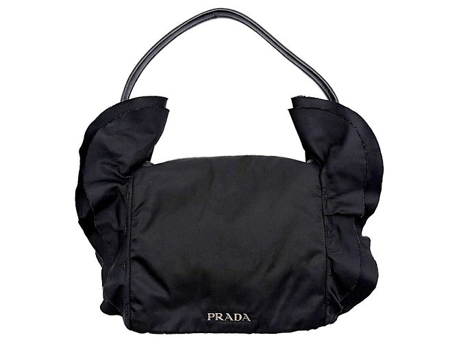 Borsa a tracolla Prada Tessuto Frill