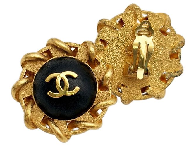 Orecchini a clip Chanel Coco Mark