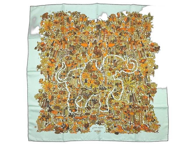 Lenço de Seda Hermès - Mughal Legend