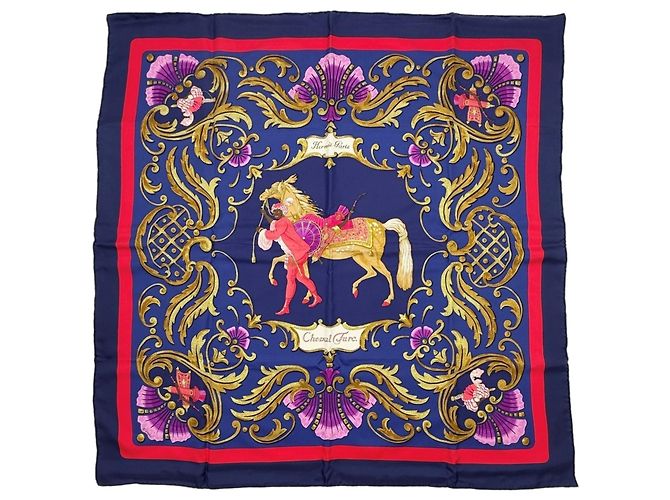 Hermès Hermes Carre 90 Cheval Jurc Seidentuch