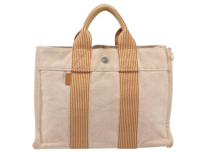 Hermès Hermes Fourre Tout Toile PM