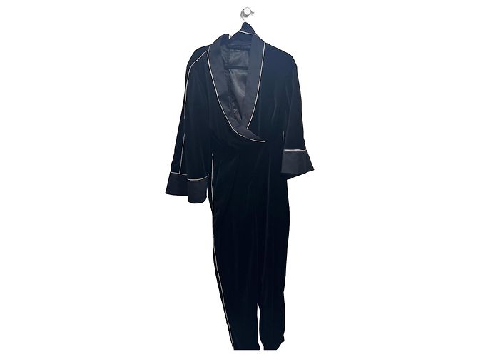 Mono Elisabetta Franchi de terciopelo negro