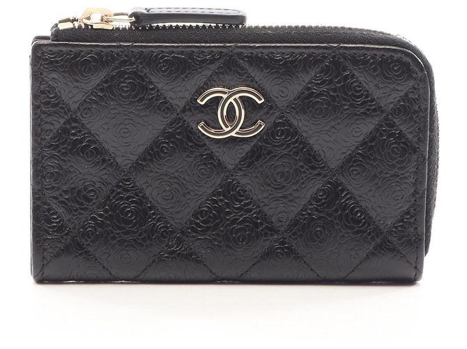 Timeless Monedero Chanel de piel negra