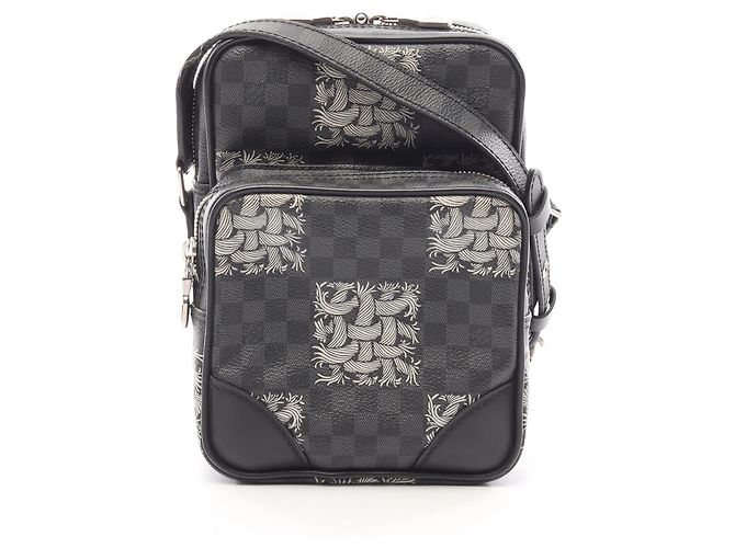 Bolsa de Ombro Louis Vuitton Amazon Christopher Nemeth Damier Graphite