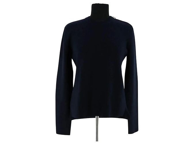 Camisola de lã azul Céline M