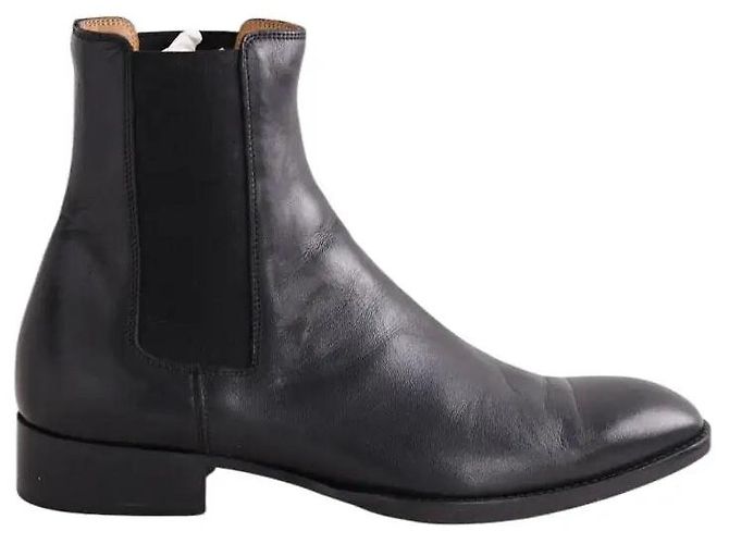 Botas Sandro de cuero negro talla 41