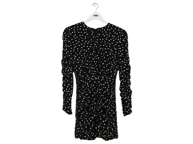 Autre Marque Saint Laurent Kleid aus schwarzer Seide
