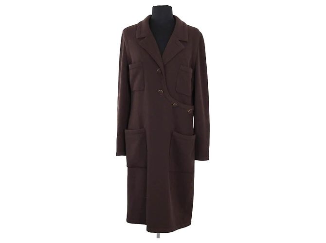 Chanel Kleid aus Wolle braun